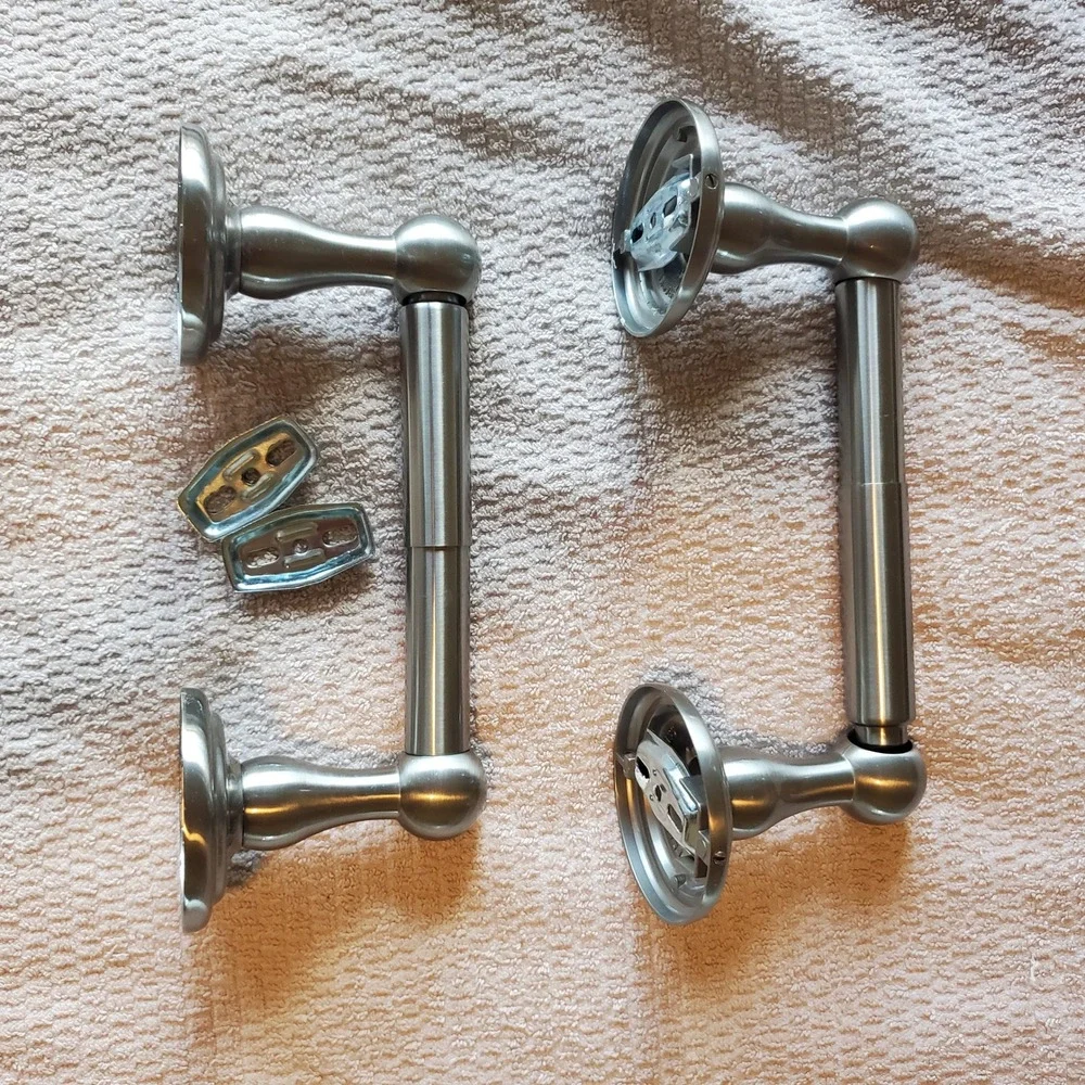 Franklin Brass Jamestown Toilet Paper Holder Set of 2 Satin Nickel 134551